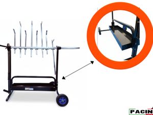 Universal Mobile Rotating Paint Panel Stand - Image 3