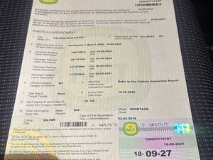 Kia Sportage 2016 EX 1.7 CRDi NCT 09-27 - Image 3