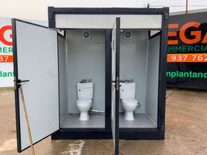 UNUSED DOUBLE SITE TOILET POD.....1132. - Image 3