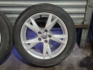 #43 Genuine Audi 17" Alloys 5X112 - Image 2
