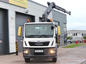MAN TGM 18-250 TIPPER WITH REMOTE HMF1420K CRANE - Image 2