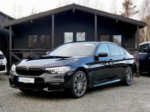 2020 BMW 530e M Sport, Ivory White Leather - Image 3