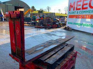 96" X 31" H/DUTY BOLZONI SLIDING FORKS.......4350. - Image 3