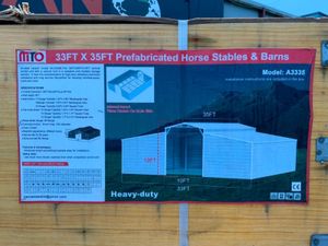 33ft  x 35ft  PORTAL FRAME STORAGE BARN ......725. - Image 2