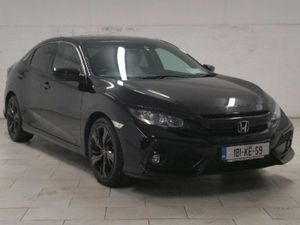 Honda Civic Hatchback, Petrol, 2018, Black