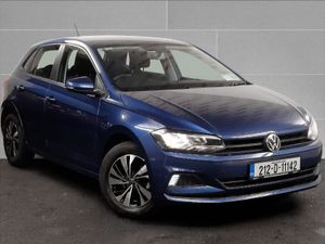 Volkswagen Polo Hatchback, Petrol, 2021, Blue