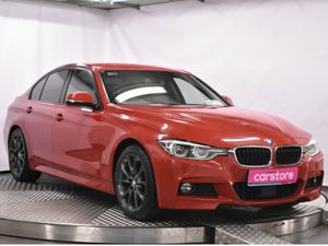 BMW 3-Series Saloon, Petrol Plug-in Hybrid, 2017, Red