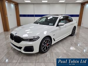 BMW 5-Series Saloon, Hybrid, 2022, White