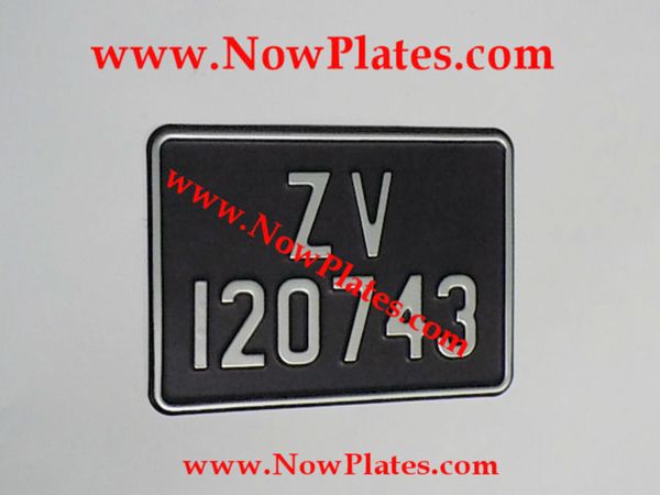 Motorcycle Pressed Number Plates at NowPlates. com