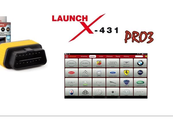 Launch X431 PRO 3 Car / Van /Bike Diagnostics Tool