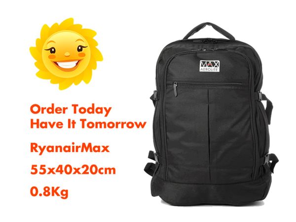 40x20x25cm and 55x40x20cm Cabin Bags & Backpacks