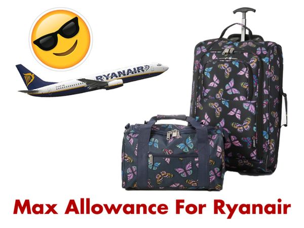 Ryanair Size CabinBags 55x40x20cm & 35x20x20cm Set