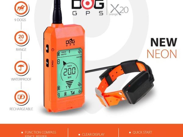 Dogtrace X20 GPS  Dog Tracking set, 20km