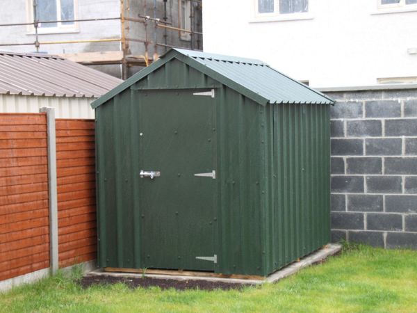 Steel garden sheds from made to order  €770
