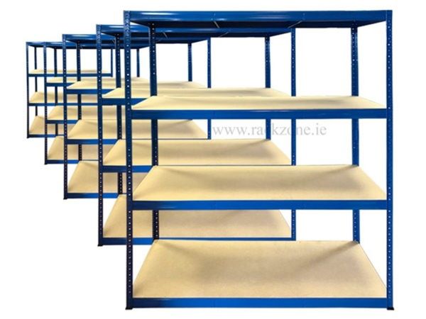 5 Bay Shelving 1800h x 1500w x 600d FREE DELIVERY