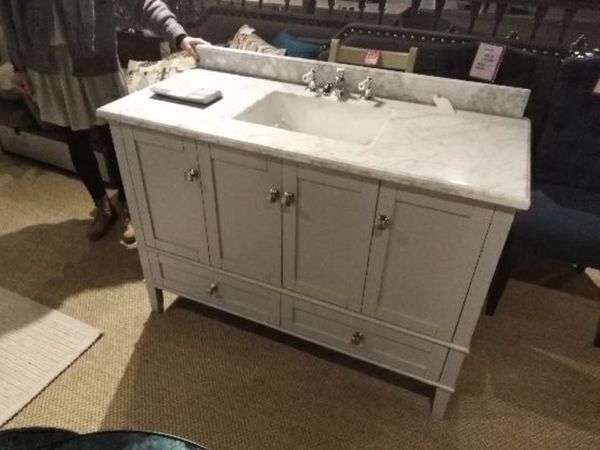 NEW Solid wood marble bathroom vanities