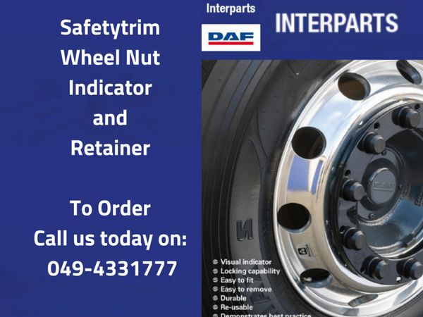 Safetytrim Wheel nut indicator and retainer