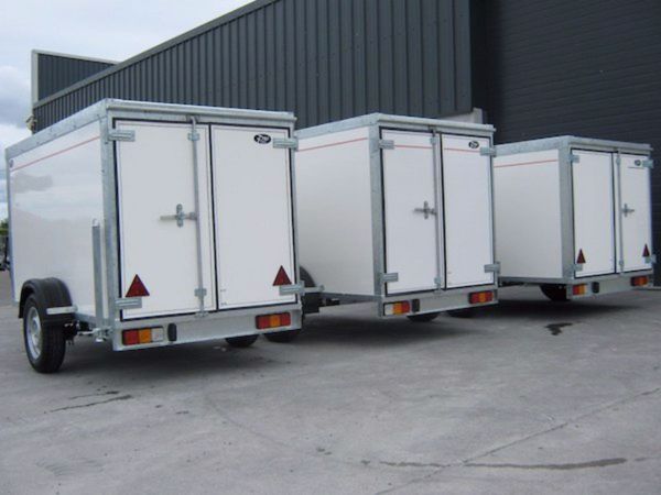 Box van discount trailers for sale