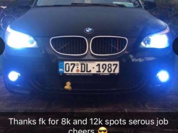 Upgrade your bmw e60 to led angel eye & led bulbs for sale in Co. Galway  for €undefined on DoneDeal