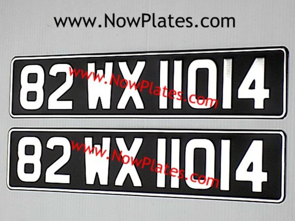 Vintage Number Plates at NowPlates.com