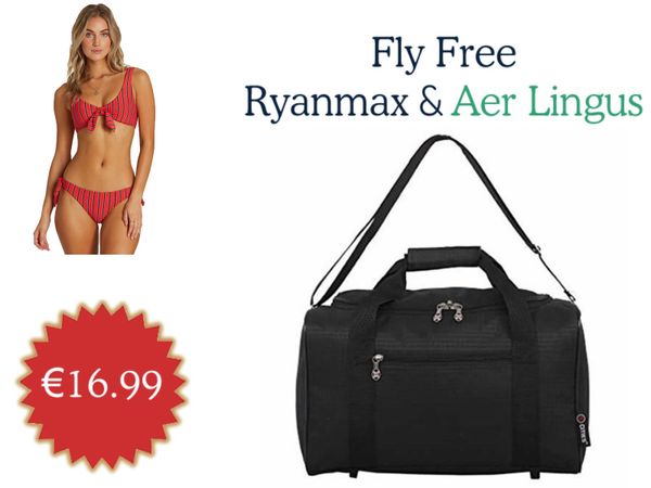 40x20x25cm and 55x40x20cm Ryanmax Size Cabin Bags
