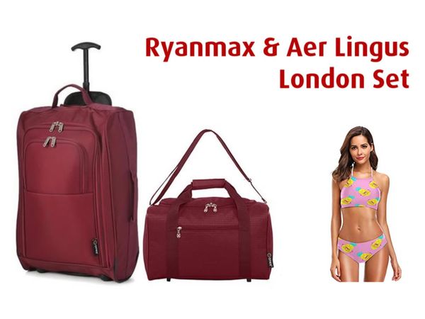 Ryanair Size 55x40x20cm & 35x20x20cm Cabin Bag Set