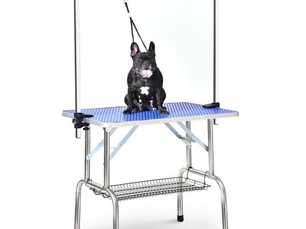 Mobile dog grooming on sale table