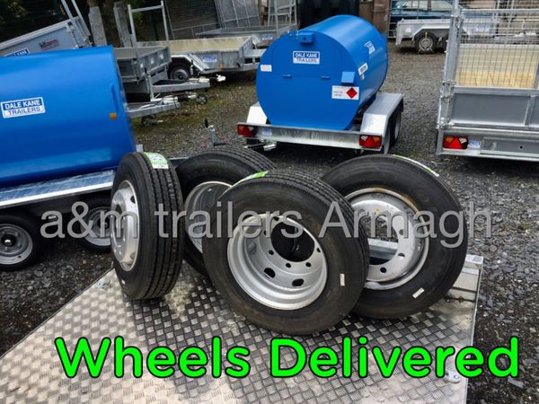 trailer wheels agri wheels lowloader super single