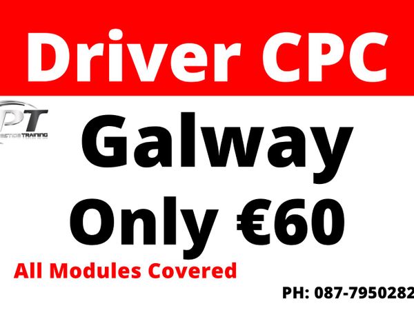 Driver CPC Training Mayo  / 2023 - Galway