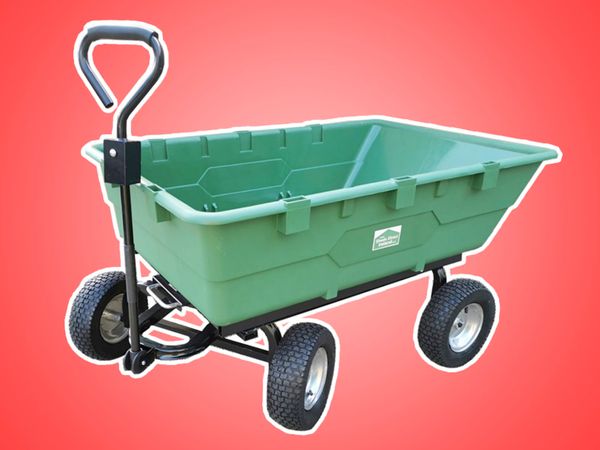 4-wheel tip cart (250L max capacity!)