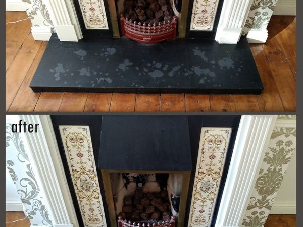 Marble Fireplace - Cleaning and Repair