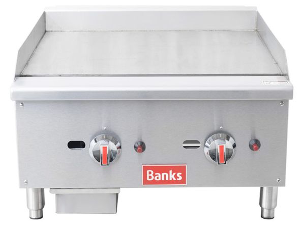 Banks Gas Griddles - 2 Burners