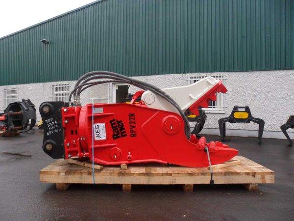 Attachment Hire Rammer Rotating  Pulverizer.