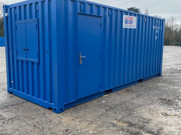 20ft half office half container