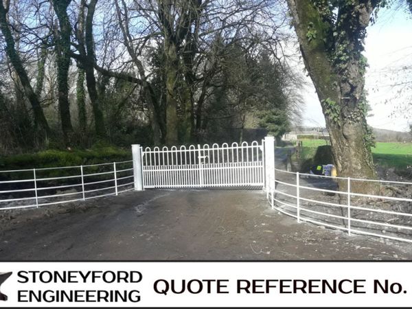 Traditional riveted and country entrance gates
