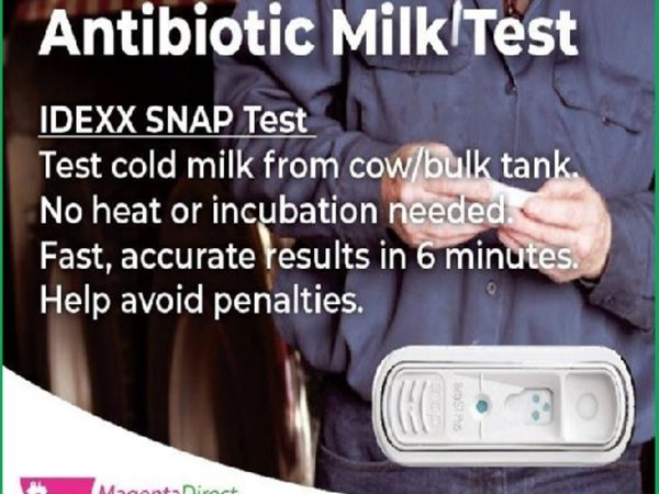 Antibiotic Milk Test Kits, Results 6 minutes