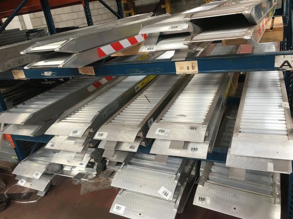 Aluminum Loading Ramps for Plant