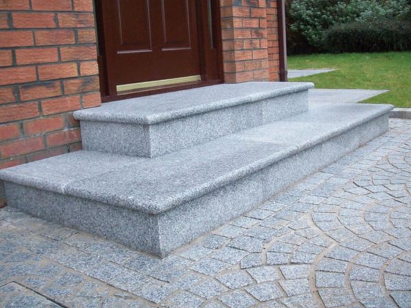 Granite Steps with Bullnose