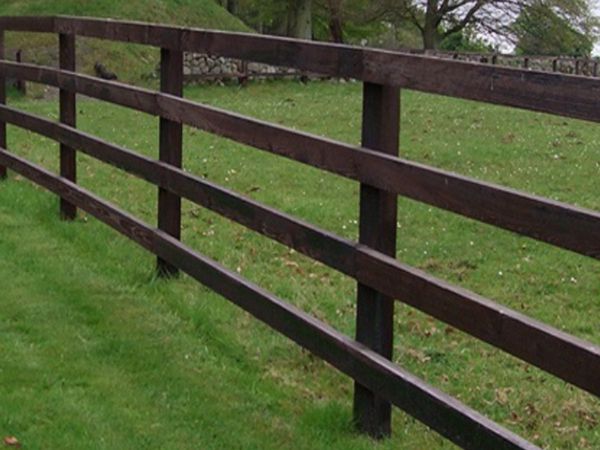 Creosote Post & Rail Fencing