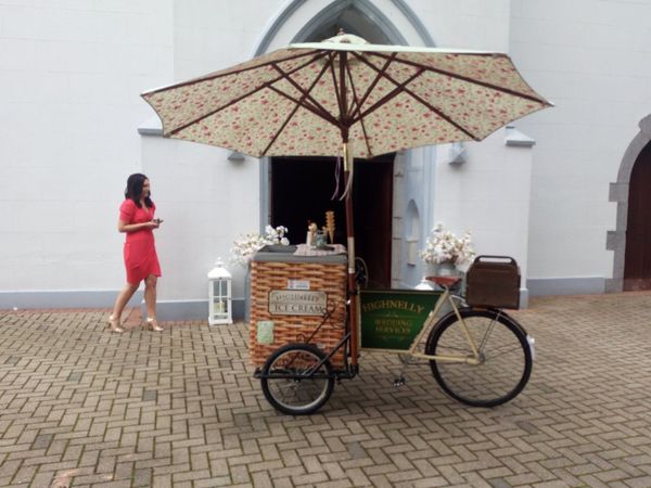 1921 ice cream bicycle for wedding ice cream cart