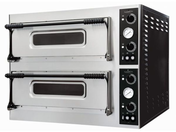 Italian 2x 4 Pizza Oven  Elec 3-Phase Double-Deck