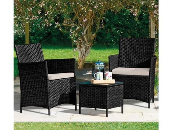 Garden rattan deals set sale