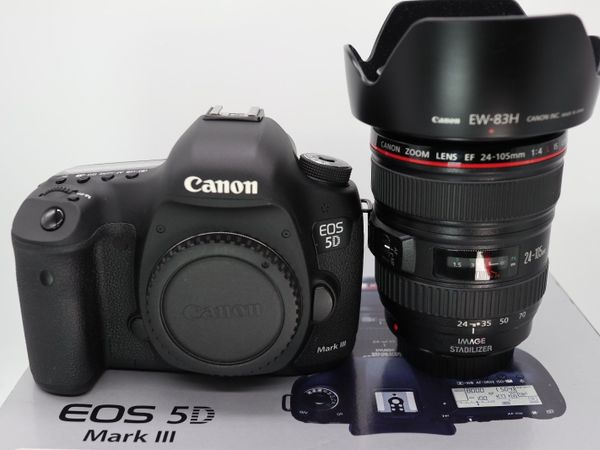 Canon 5D MK 3 & EF 24-105 f4L IS USM Lens for sale in Co. Dublin