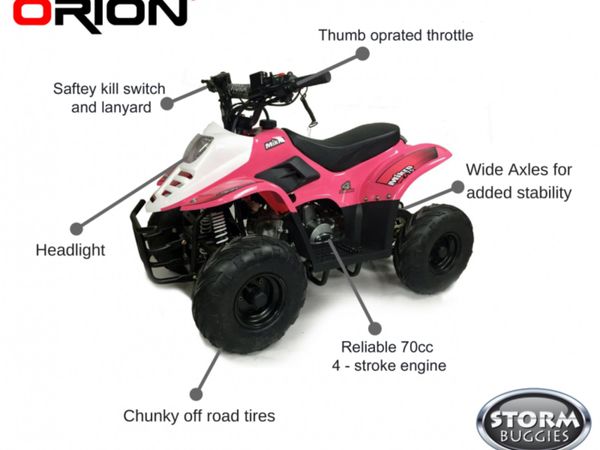 ORION 70 Kids quad (warranty-PINK option-DELIVERY