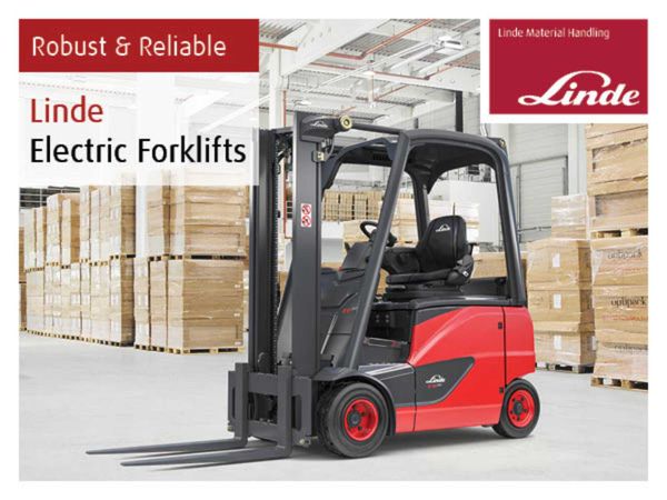 New Linde Electric Forklift Range