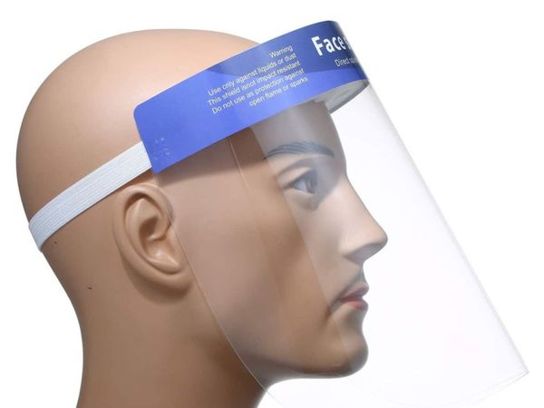 300 FACE VISORS - SOLD AS ONE LOT 33 CENT EACH!