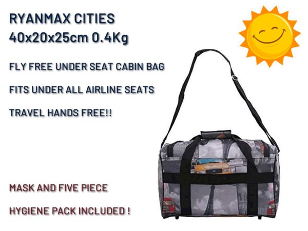 Ryanmax Fly Free Cabin Bag 40x20x25cm