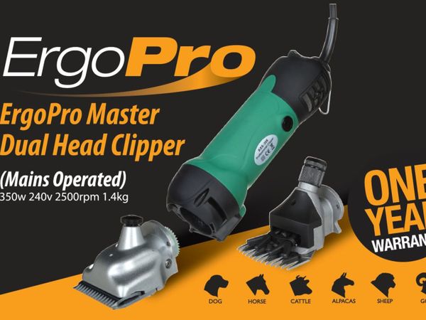 ErgoPro (450w Mains) Dual Head Clipper