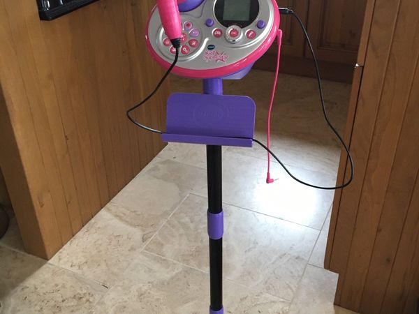 Kid super star Vtech DJ Microphone and Stand