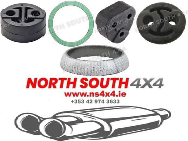 Toyota 4x4 exhaust supports and gaskets